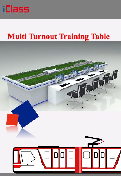Multi Turnout Training Table-6M x 2M